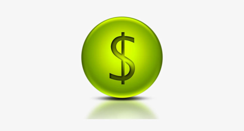 Green Dollar Symbol - Red Letter S Icon, transparent png download