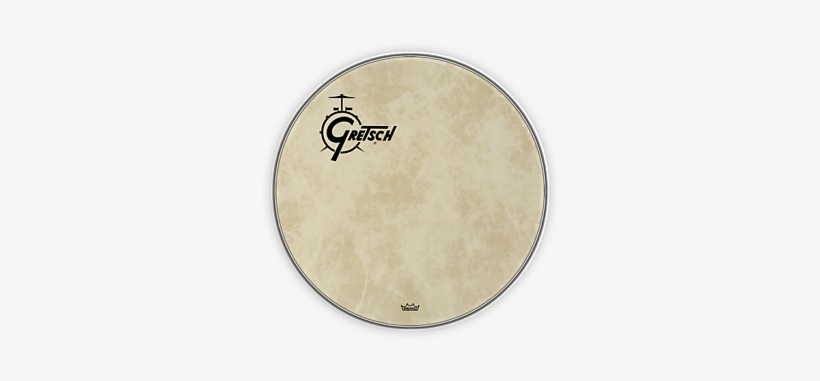 Gretsch Fiberskynn 20" Off-set Bass Drum Logo Head - Gretsch Drums, transparent png download