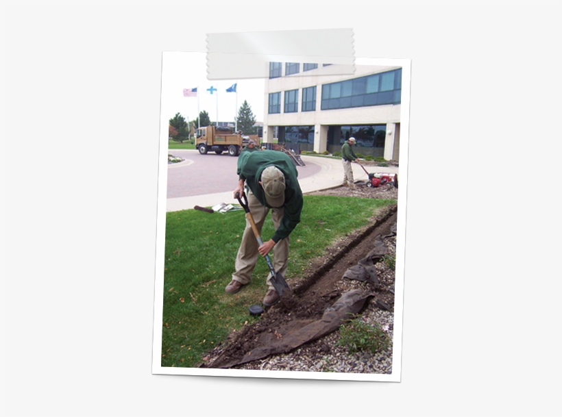 How To Install Lawn Edging - Install Landscape Edging, transparent png download