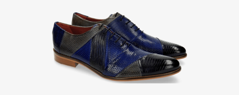 Oxford Shoes Toni 20 Lizzard Perfo Navy Blue - Toni 20 Business-schnürschuhe, transparent png download