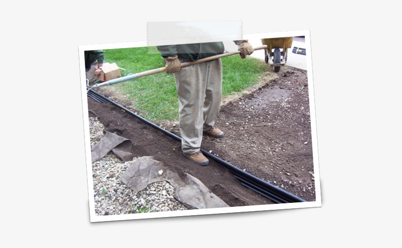 How To Install Lawn Edging - Landscaping Lawn Edging, transparent png download