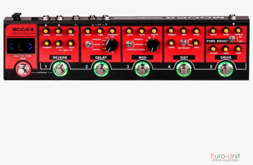 Product Sku - Mooer Red Truck Pedal, transparent png download