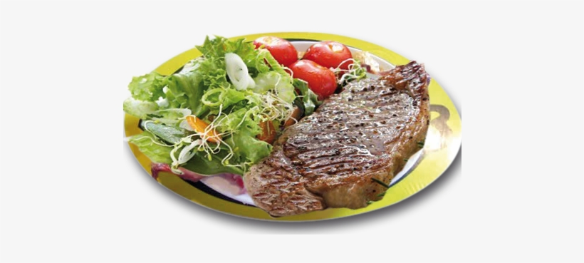 Carnes Con Verduras - Pork Steak, transparent png download