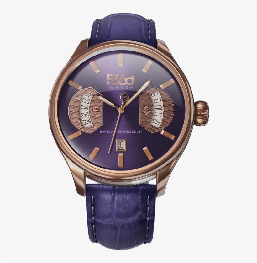 B Classic-navy Blue Gold Blue Watch - Mvmt Classic, transparent png download