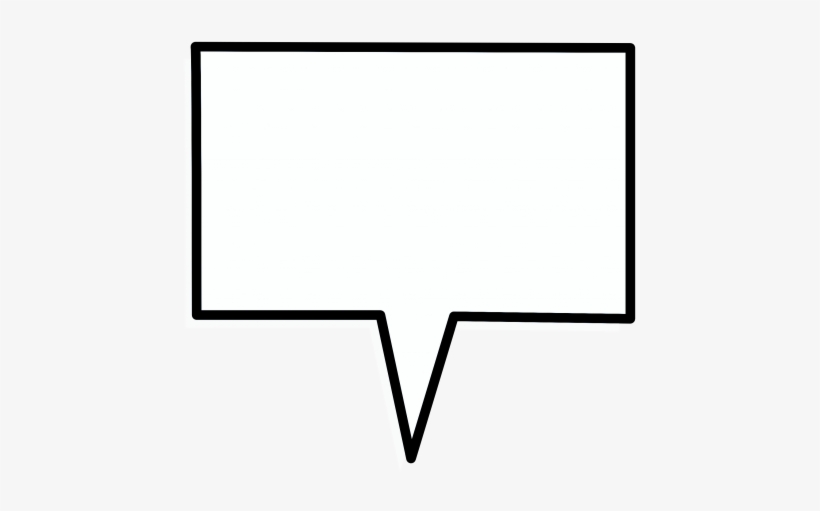 Speech Bubble Png Transparent Image - Monochrome, transparent png download