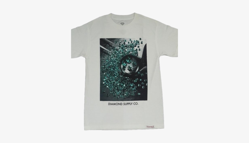 Diamond Tee - Diamond Supply Co Gem Quality T-shirt Diamond Blue, transparent png download