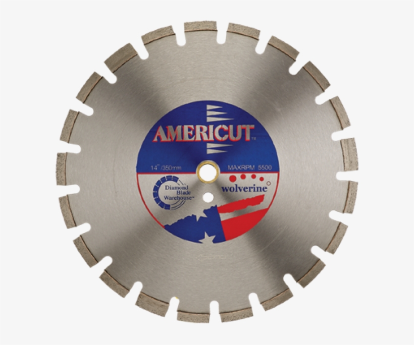 Americut Wolverine Drop Segment - Diamond Concrete Cutting Blade, transparent png download