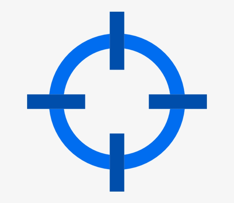 Objetivo Icono Vectorial Gratis Diseñado Por Freepik - Sniper Aim Logo Png, transparent png download