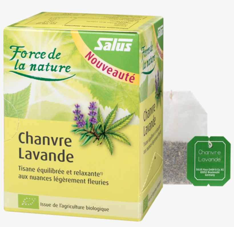 Salus Kraft Der Natur Kräutertee Hanf Lavendel, transparent png download
