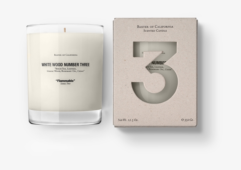 White Wood - Baxter Of California Flammable - White Wood 3 12.5oz, transparent png download