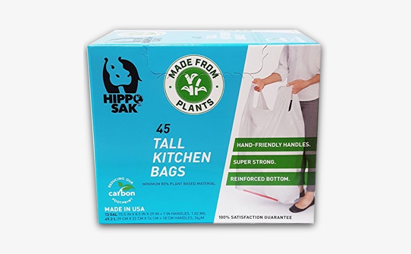 Hippo Plant Based Trash Bags Hippo Sak Plant Based Tall Kitchen