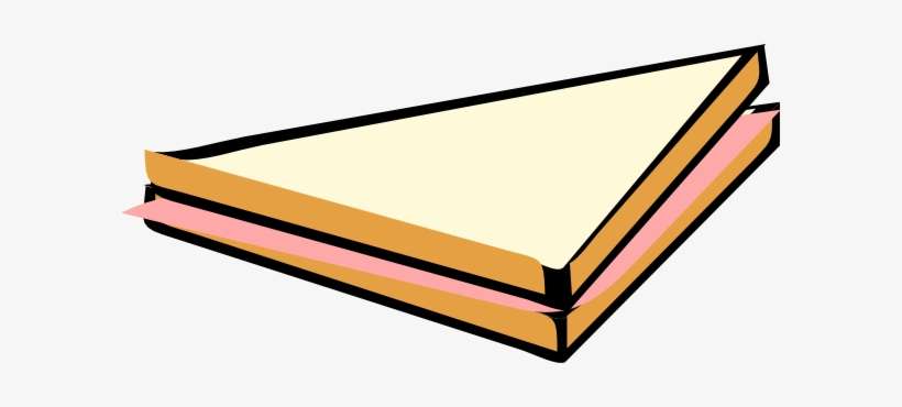 Turkey And Cheese Sandwich Clipart 2 By Wendy - Clip Art Ham Sandwich, transparent png download
