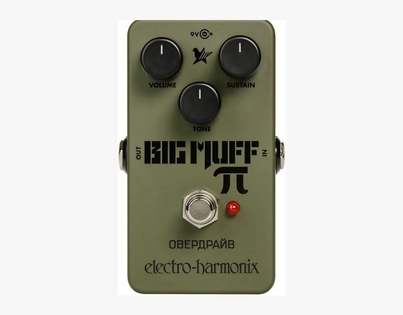 Electro-harmonix Green Russian Big Muff Distortion - Electro Harmonix Green Russian Big Muff Distortion, transparent png download