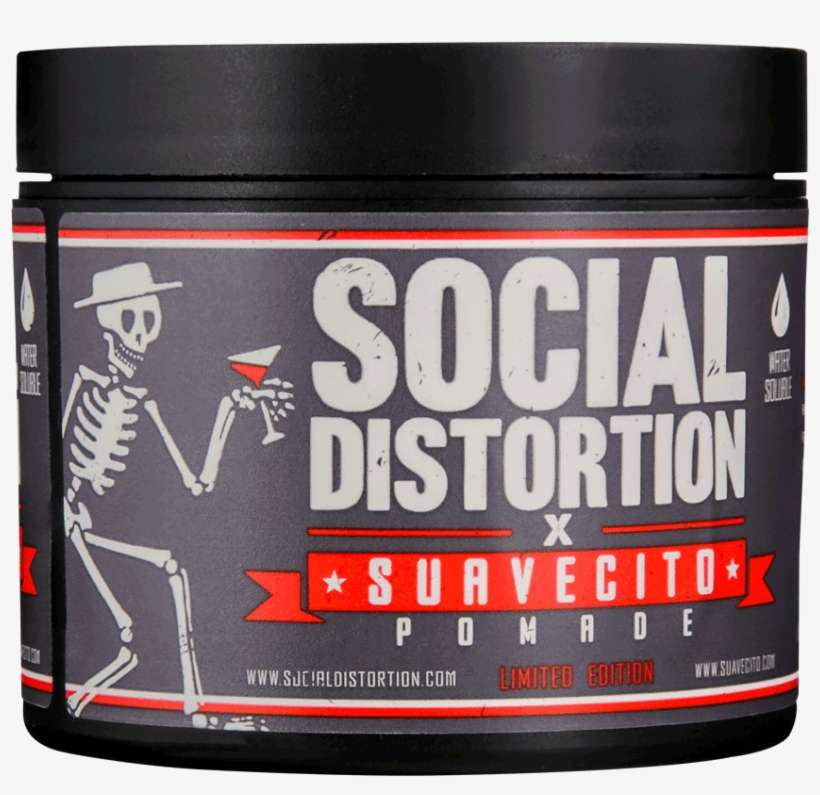 Suavecito X Social Distortion Original Hold Pomade - Suavecito Pomade Social Distortion, transparent png download