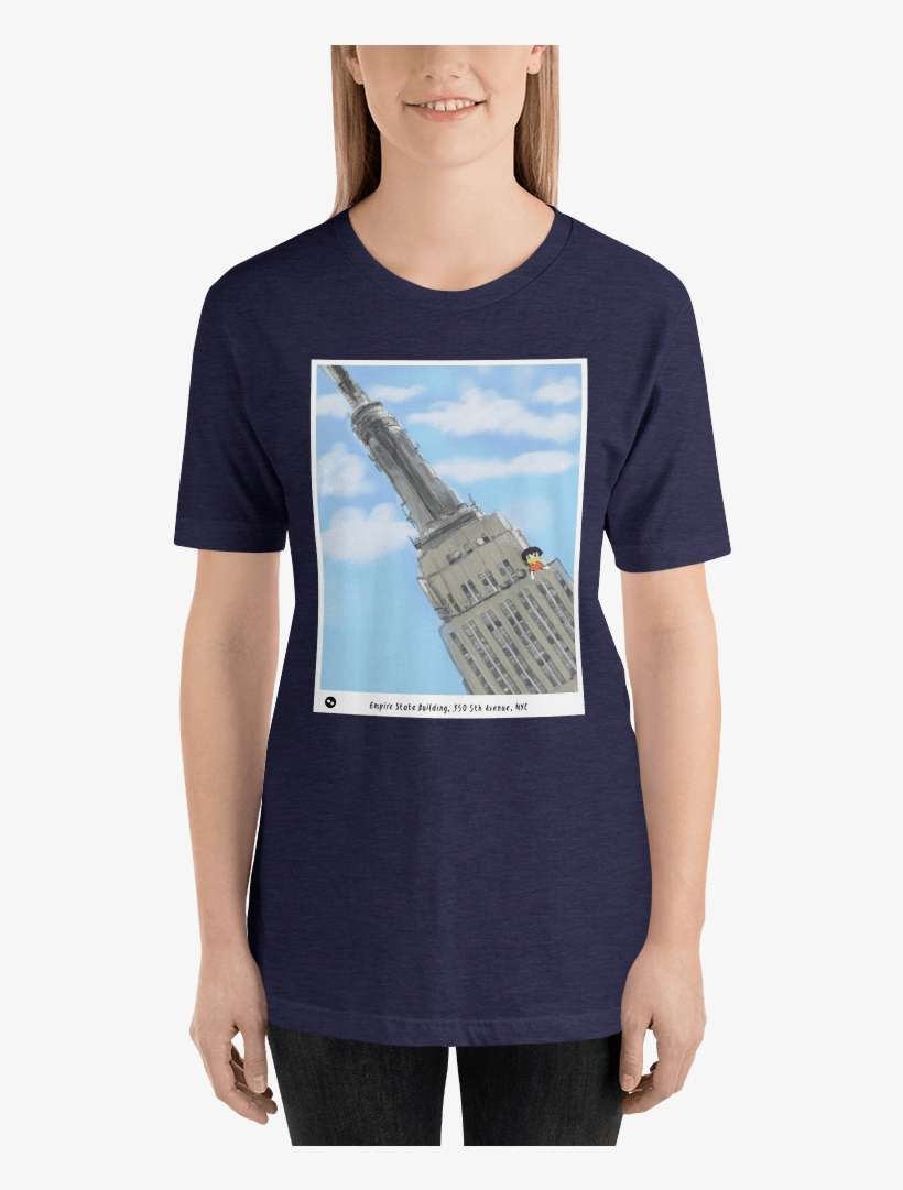 Tav The Duck At The Empire State Building T-shirt - Shirt, transparent png download