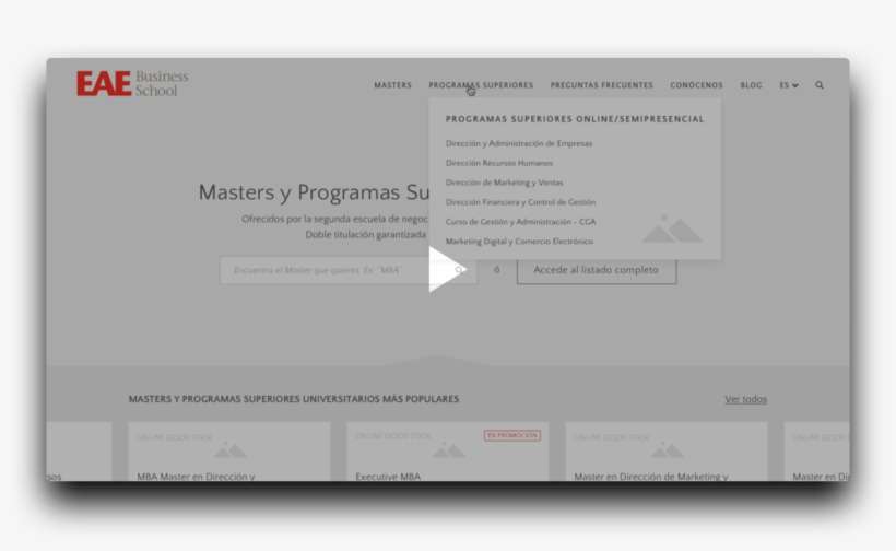 Img Videowireframe - Eae Business School, transparent png download