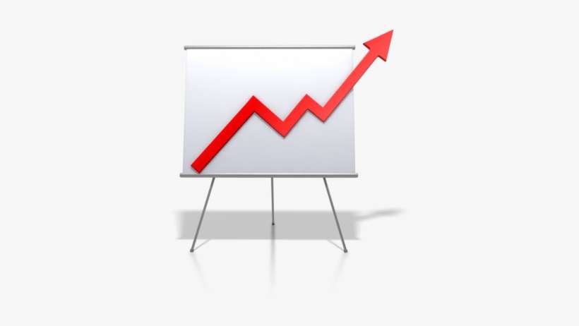 Financial Graph Increase 400 Clr - Financial Graph, transparent png download