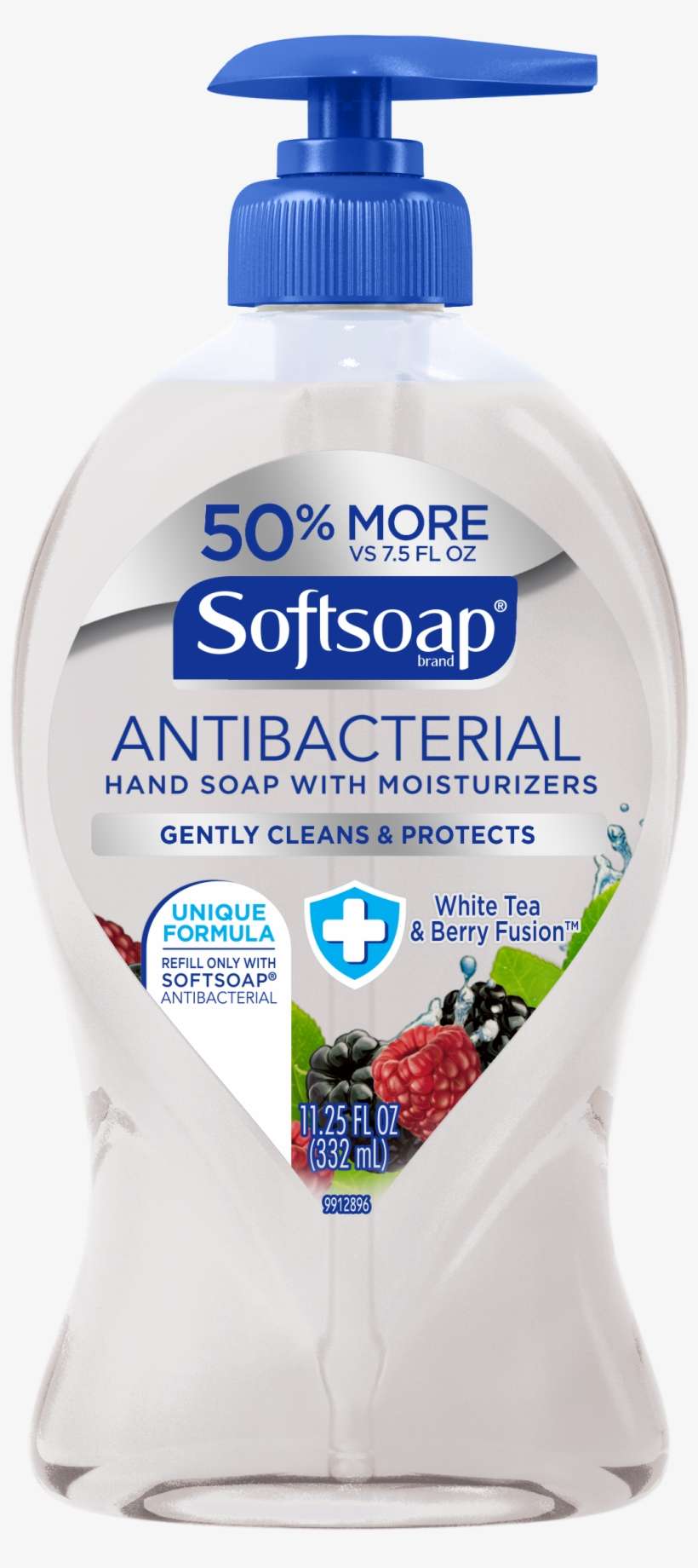 Softsoap Liquid Hand Soap, White Tea And Berry Fusion - Softsoap Hand Soap, With Moisturizers, White Tea, transparent png download