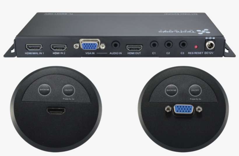 Switcher Hdmi & Vga Control Insert - Electronics, transparent png download