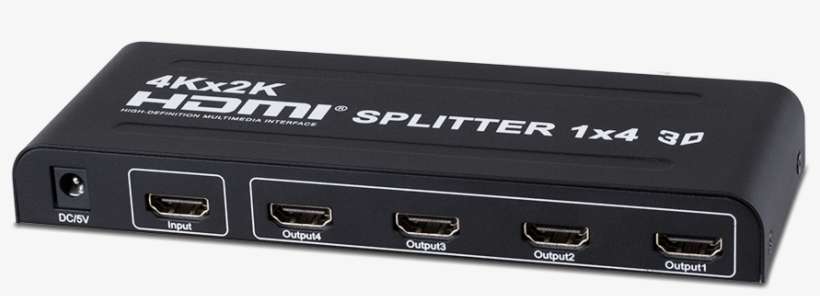 1 To 4 Hdmi Spli 58b575b6e5bab - Pr Sp104 4k, transparent png download
