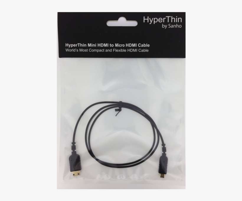 Micro Hdmi To Micro Hdmi Hyper Thin Cable, transparent png download