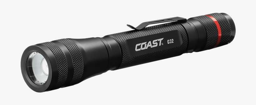 Coast G32 Flashlight Pure Beam Focusing 355 Lumens - Coast G32, transparent png download