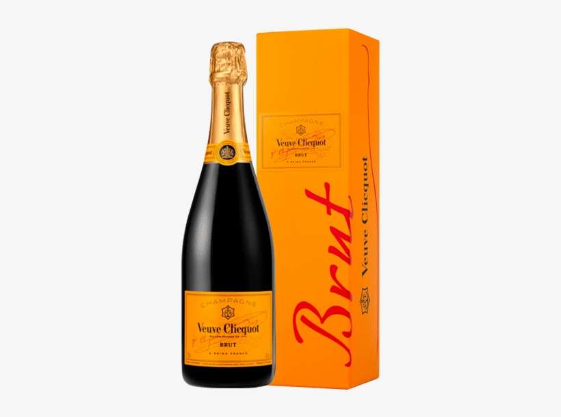 Champagne Brut Nv - Veuve Clicquot Yellow Label Brut Nv 750ml, transparent png download
