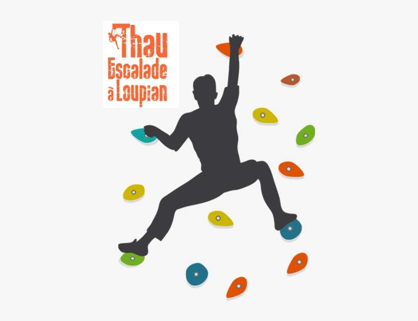 L'association « Thau Escalade À Loupian » A Été Créée - Kids Climbing Wall Vector, transparent png download
