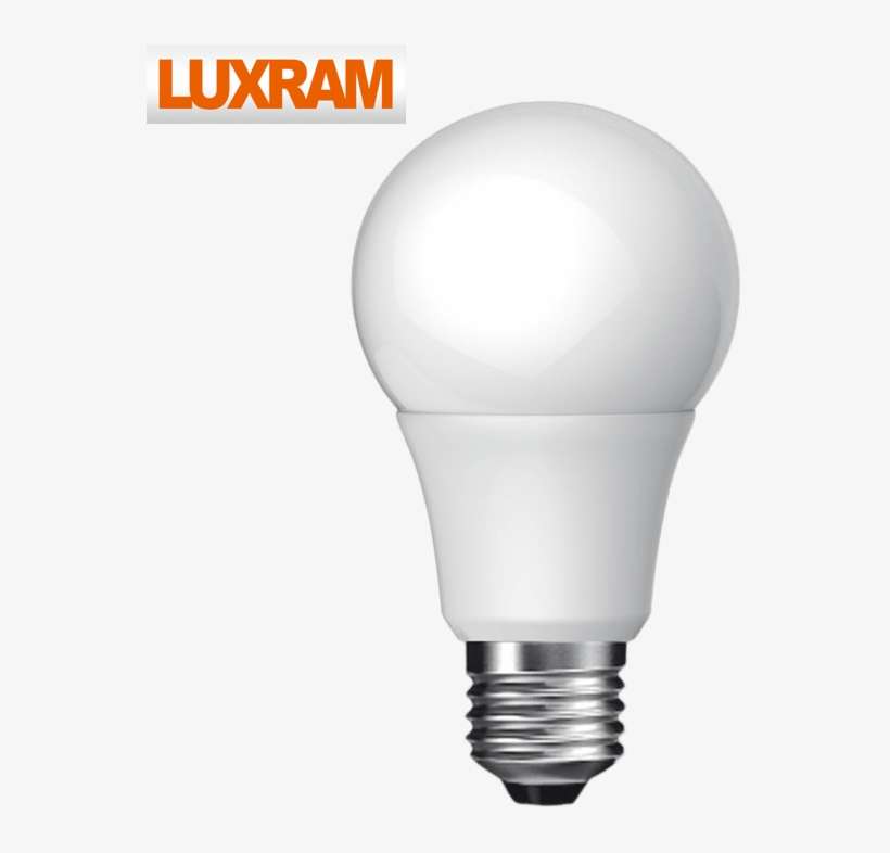 Bombilla Led E 27 Luxram - Led Lamp, transparent png download