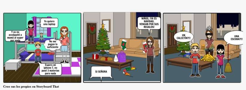 Regalo De Navidad - Storyboard Sobre La Navidad, transparent png download