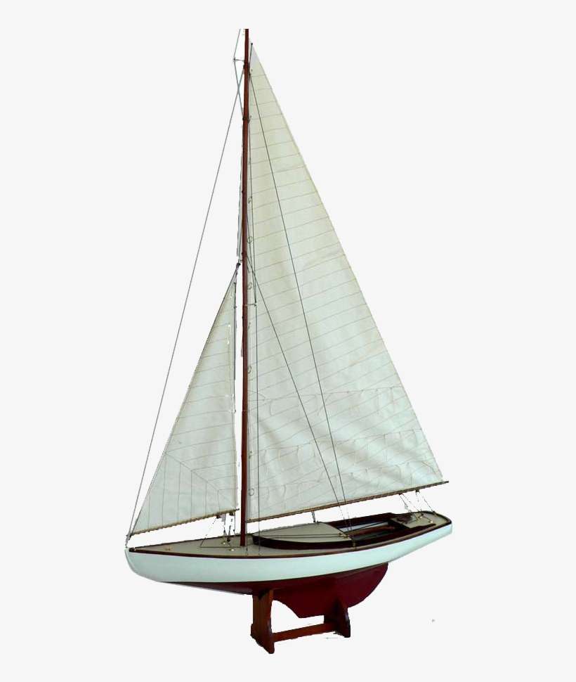 Yacht Sailing Png Image Background - Sailboat On White Background, transparent png download