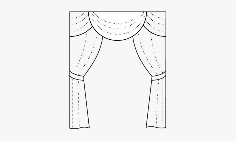 Cortinas Convencionales - Line Art, transparent png download