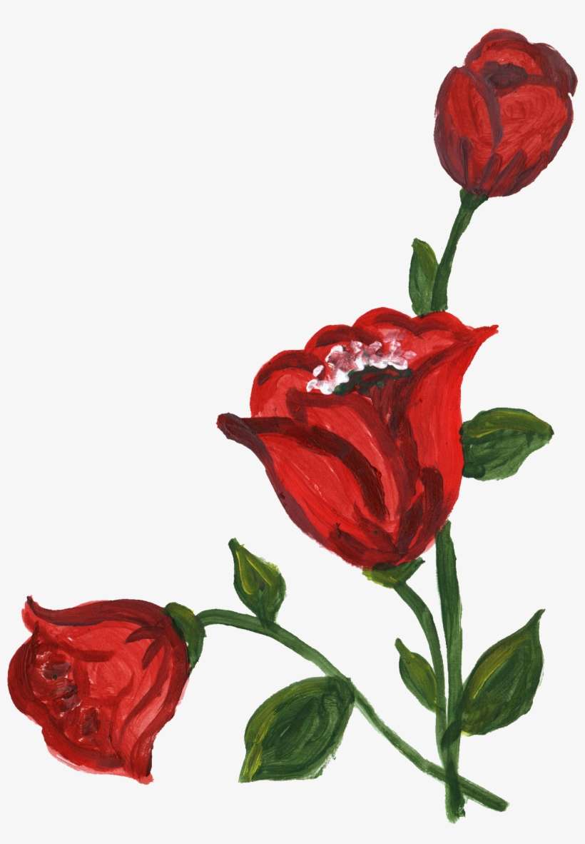 Flower Corner Png Download - Floral Corner Frame Png, transparent png download