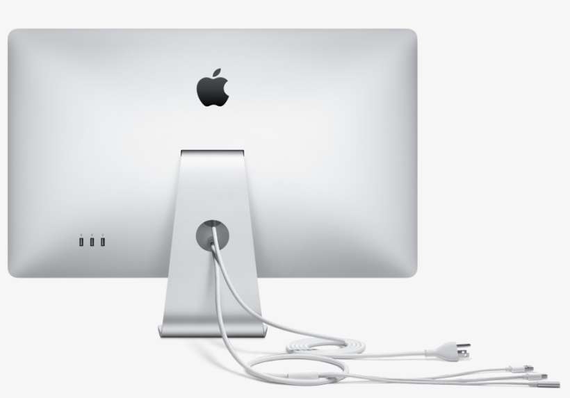 Apple Monitor 27 Download - Apple Cinema Display 27 Ports, transparent png download