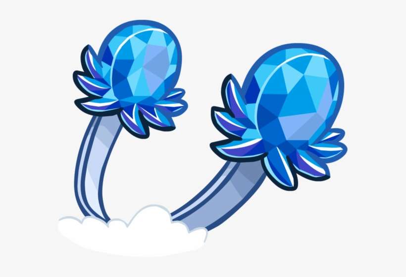 Merry Walrus Party Login Screen Crystal Puffle Earmuffs - Club Penguin Merry Walrus Hat, transparent png download