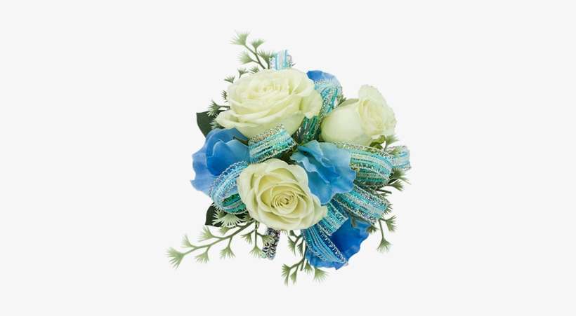 Caribbean Wrist Corsage Corsage - Blue Corsage Png, transparent png download