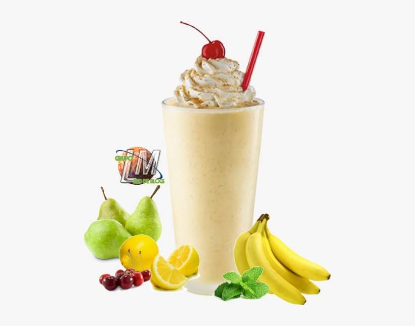 Batido De Pera Y Plátano - Milkshake, transparent png download