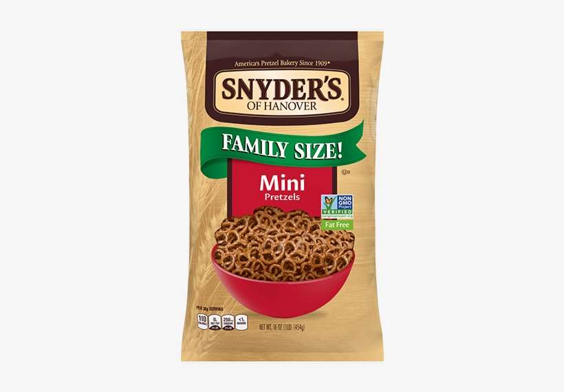 Pretzels In Every Shape - Snyder's Of Hanover Pretzel Minis, transparent png download