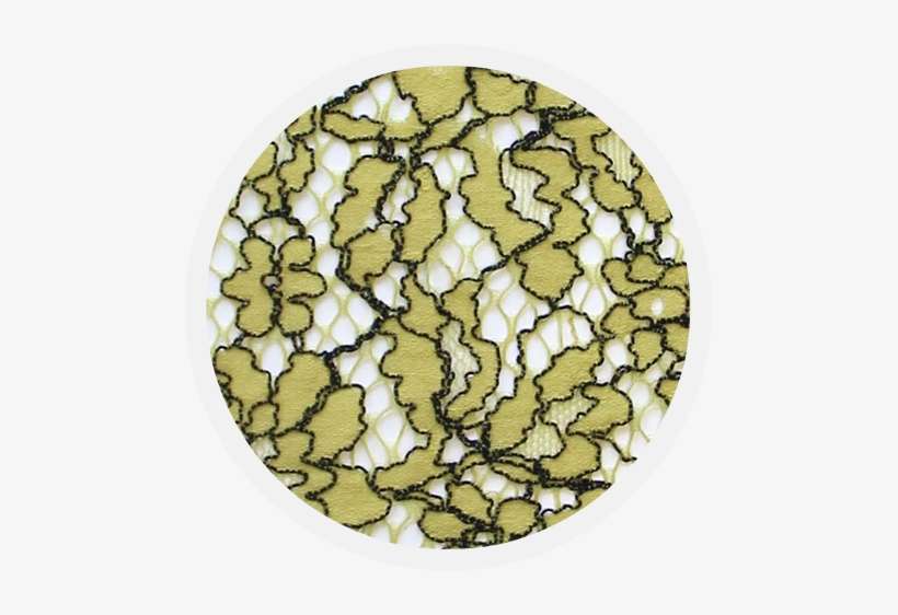 Yellow Lace Angela - Circle, transparent png download