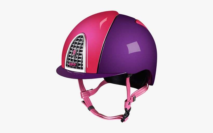 Riding Helmet Xc Cross Shine Purple & Cerise By Kep - Cap Kep Italia, transparent png download