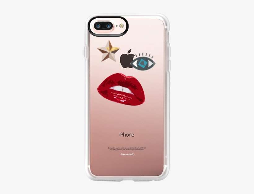 Casetify Protective Iphone 7 Plus Case And Iphone 7 - Neon Heart Iphone 7 Plus Case By Casetify, transparent png download
