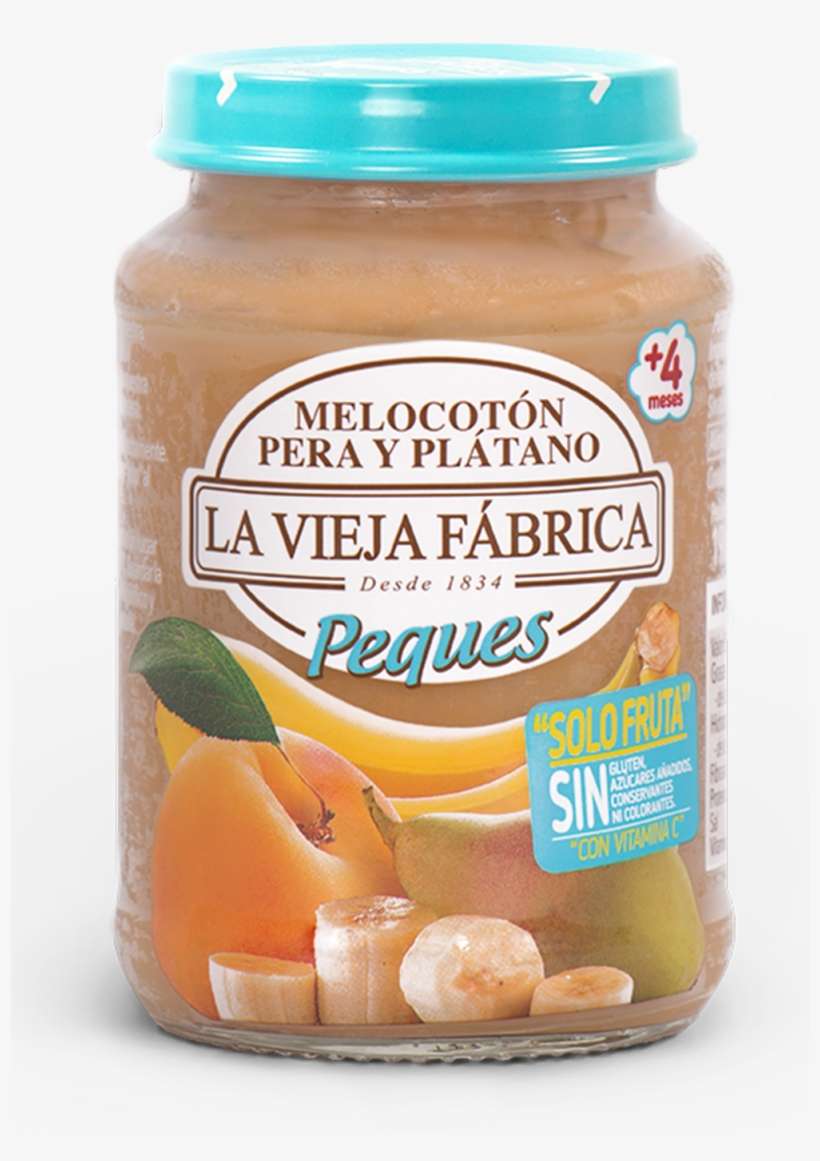 Potito De Melocotón, Pera Y Plátano - La Vieja Fabrica Pineapple Mermelada, 350g, transparent png download
