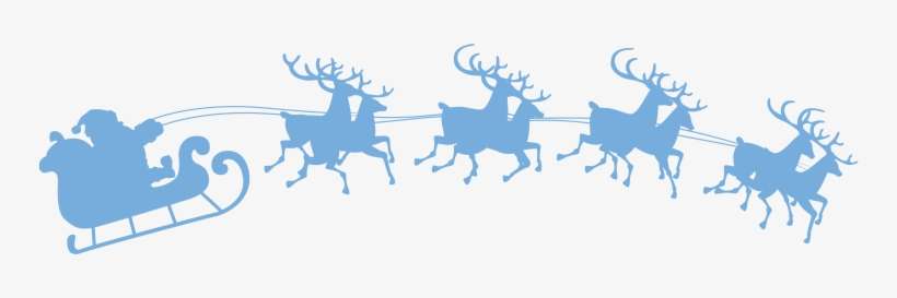 Reindeer - Deer Christmas Blue Png, transparent png download
