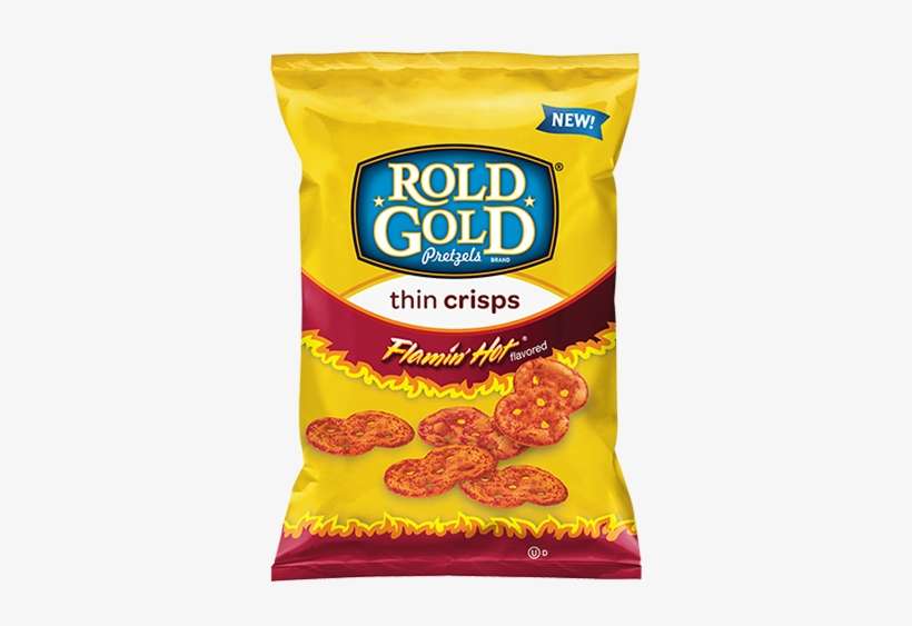 Rold Gold® Flamin Hot Thin Crisps Rold Gold Flamin Hot Pretzels PNG