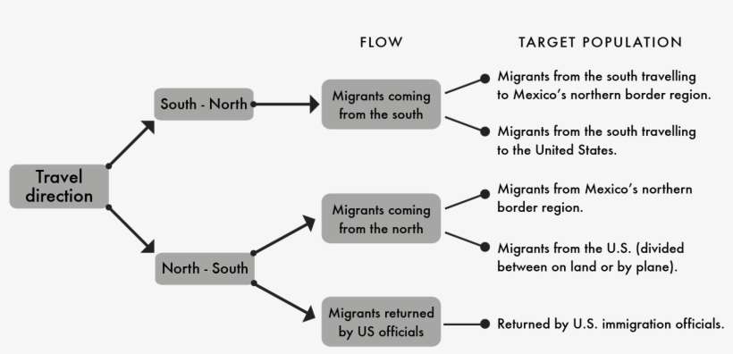For Emif Sur, Migration Is Characterized By Its Origin - Diagram, transparent png download