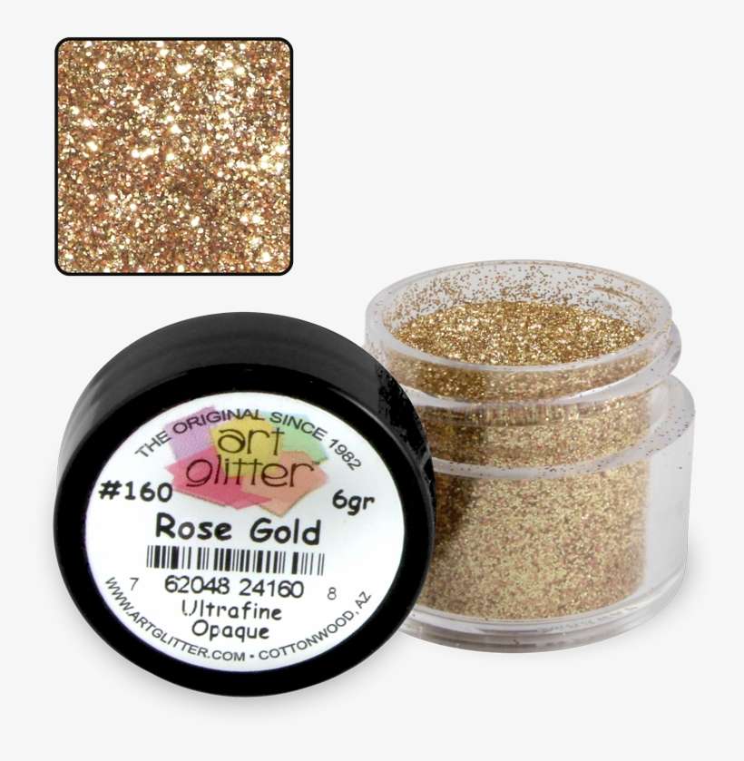 Art Glitter 160 Rose Gold 1/4 Oz, transparent png download