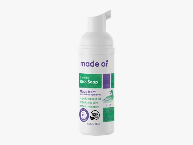 Foaming Organic Baby Bottle & Dish Soap Sample, transparent png download