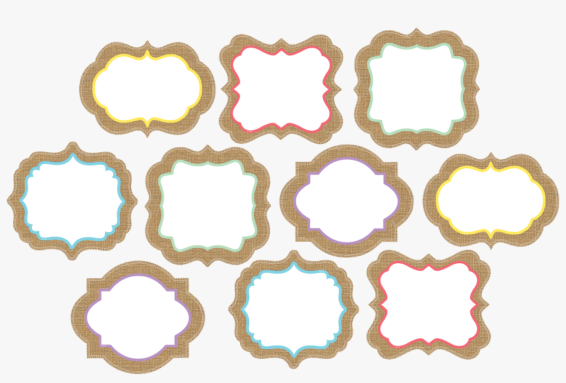 Tcr77192 Shabby Chic Burlap Accents Image - Accents Teacher Created Resources, transparent png download