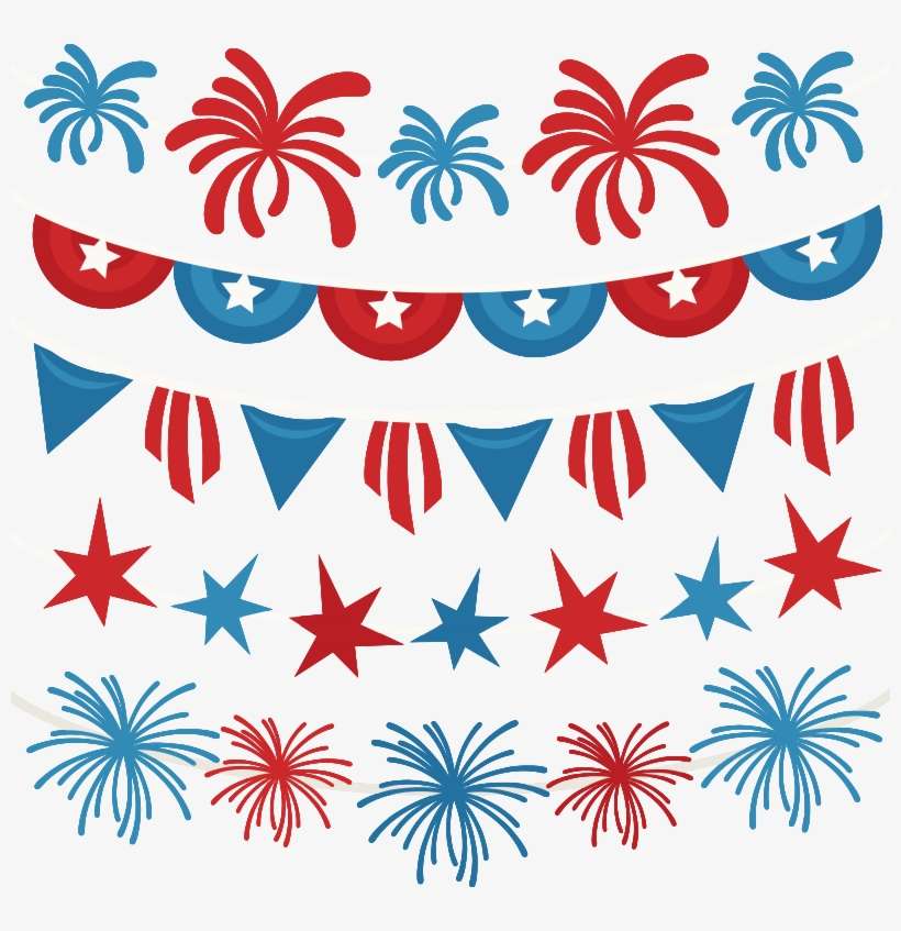 26 4th Of July Banners 4th Of July Banner 102 4th Of - 4th Of July Svg, transparent png download