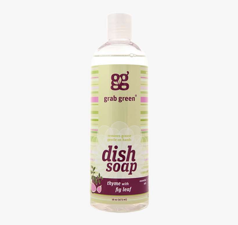 Grab Green Dish Soap - Thyme With Fig Leaf, transparent png download